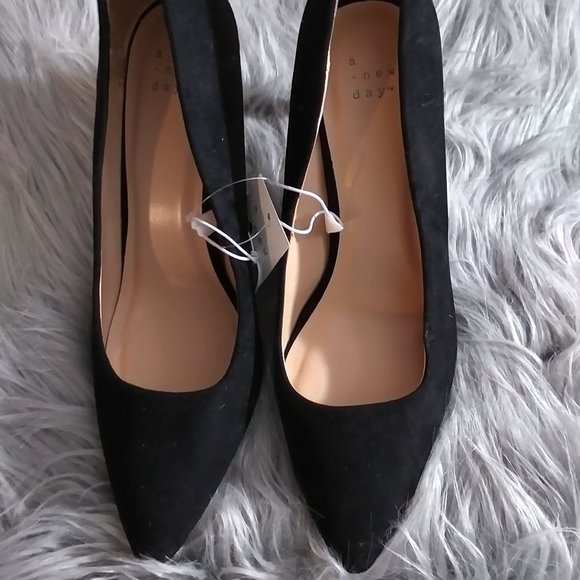 Gemma Shoes - Women's Gemma Pointed Toe Pumps - A New Day Black